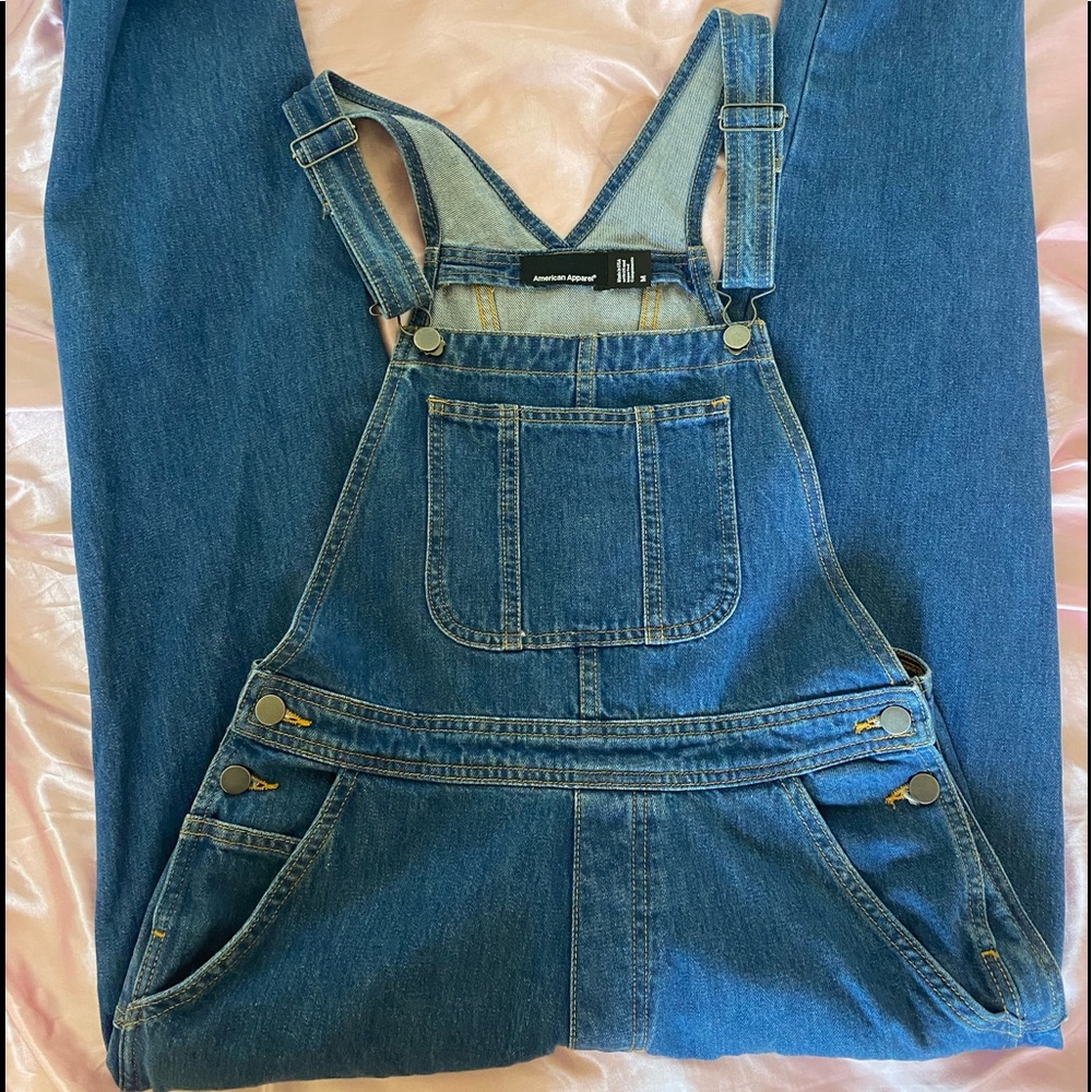 American Apparel Denim Overalls